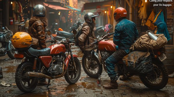 Camping pour les motards : profitez d'un espace réservé pour les bagages